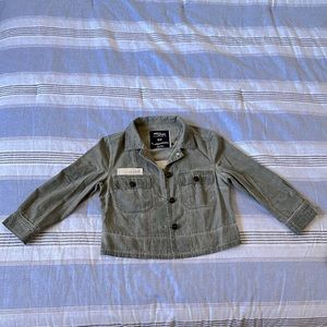 Dark-gray Silver Jeans Co. cotton cropped jacket